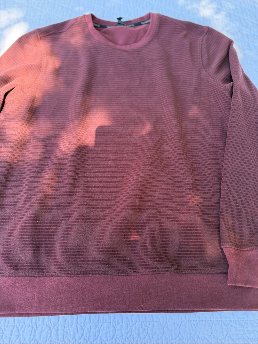 Gerry Weber Striped Crewneck Top - Burgundy